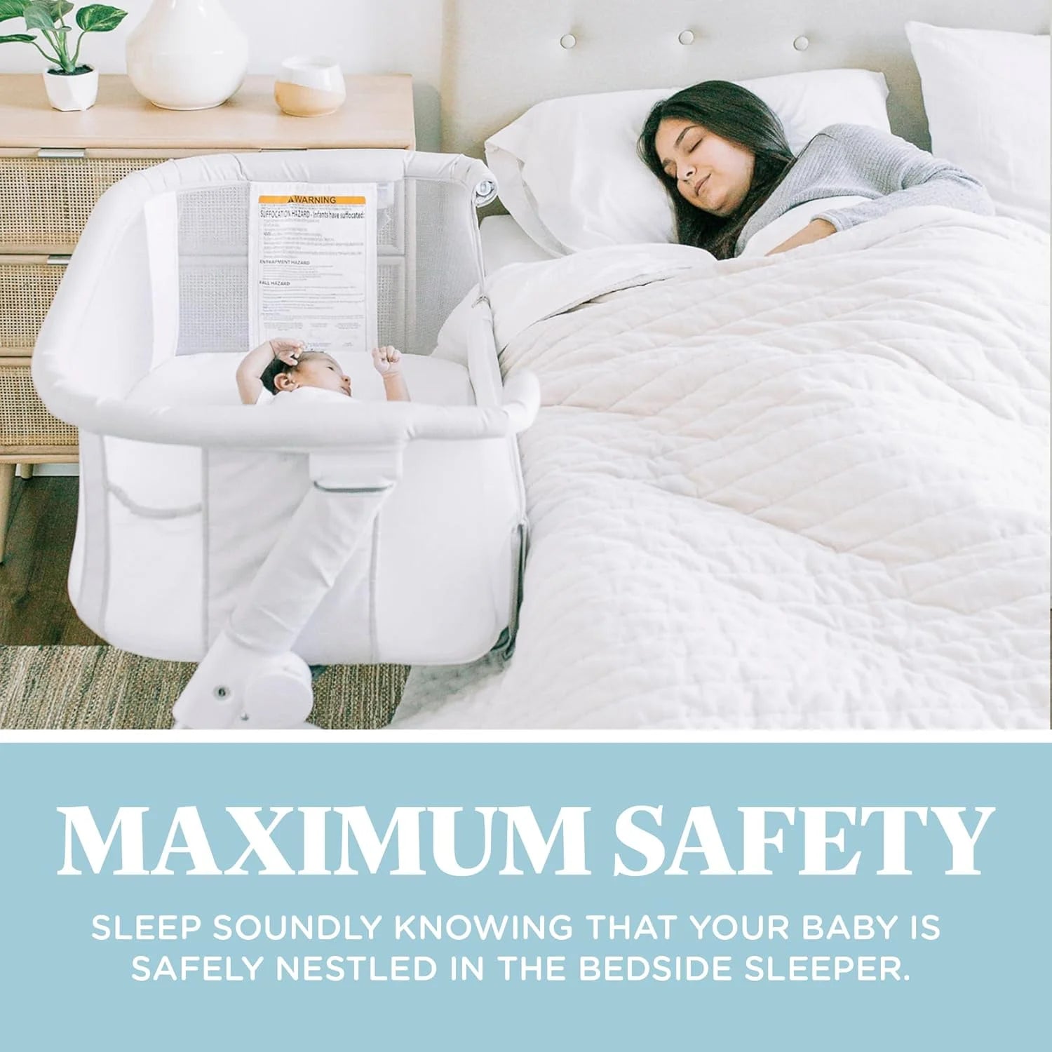 Baby Delight 3-in-1 Beside Me Dreamer Bassinet _ Driftwood Gray/Premium Beside Sleeper for Newborns, Adjustable &Portable Design