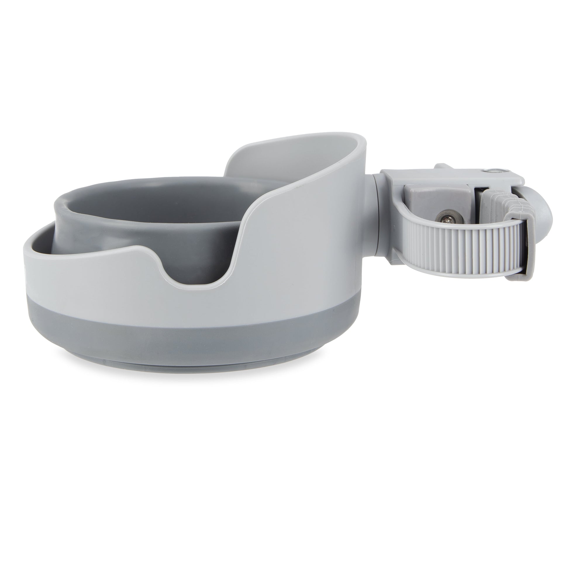 Nuby Gray Collapsible Stroller Bottle and Cup Holder - Ultimate Convenience for On-the-Go Parents