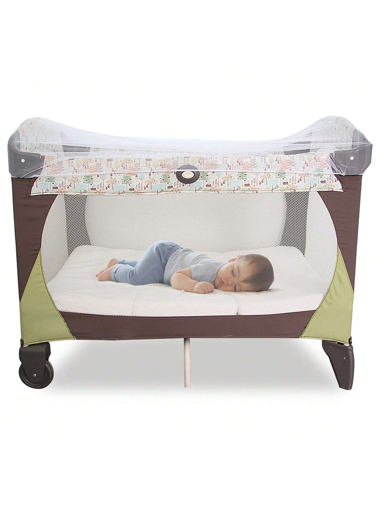 Portable & Durable Baby Mosquito Net – Fits Strollers, Bassinets, Cribs & Travel Cots, Lightweight Insect Protection for Infants