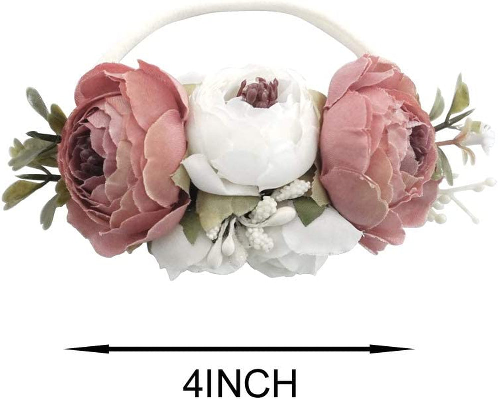 Layered Tulle Tutu Dress for Toddler Girls,Baby Girl Rainbow Tutu Princess Skirt Set with Flower Headband.