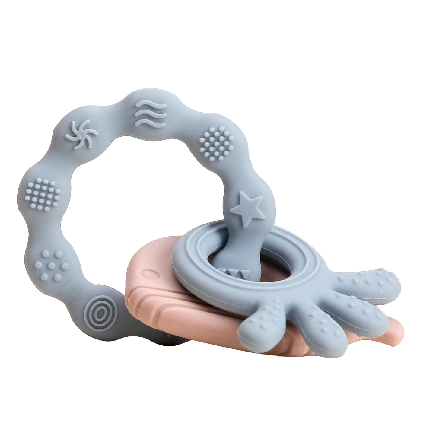 Handmade Crochet Animal Rattle- Soft Wooden Baby Teether Toy (multiple Style)