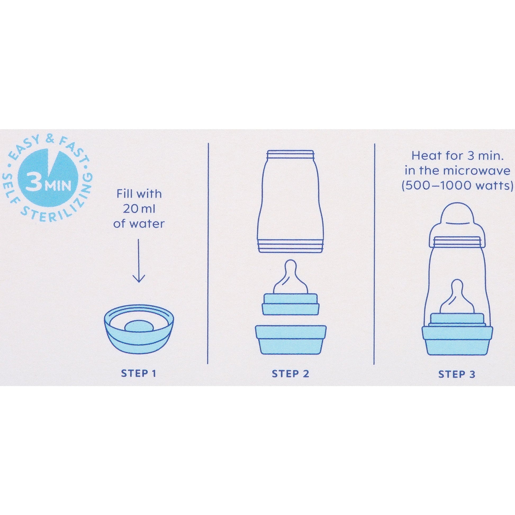 MAM Easy Start Anti-Colic 5 Oz Bottles - 2 Pack in Stylish Sage