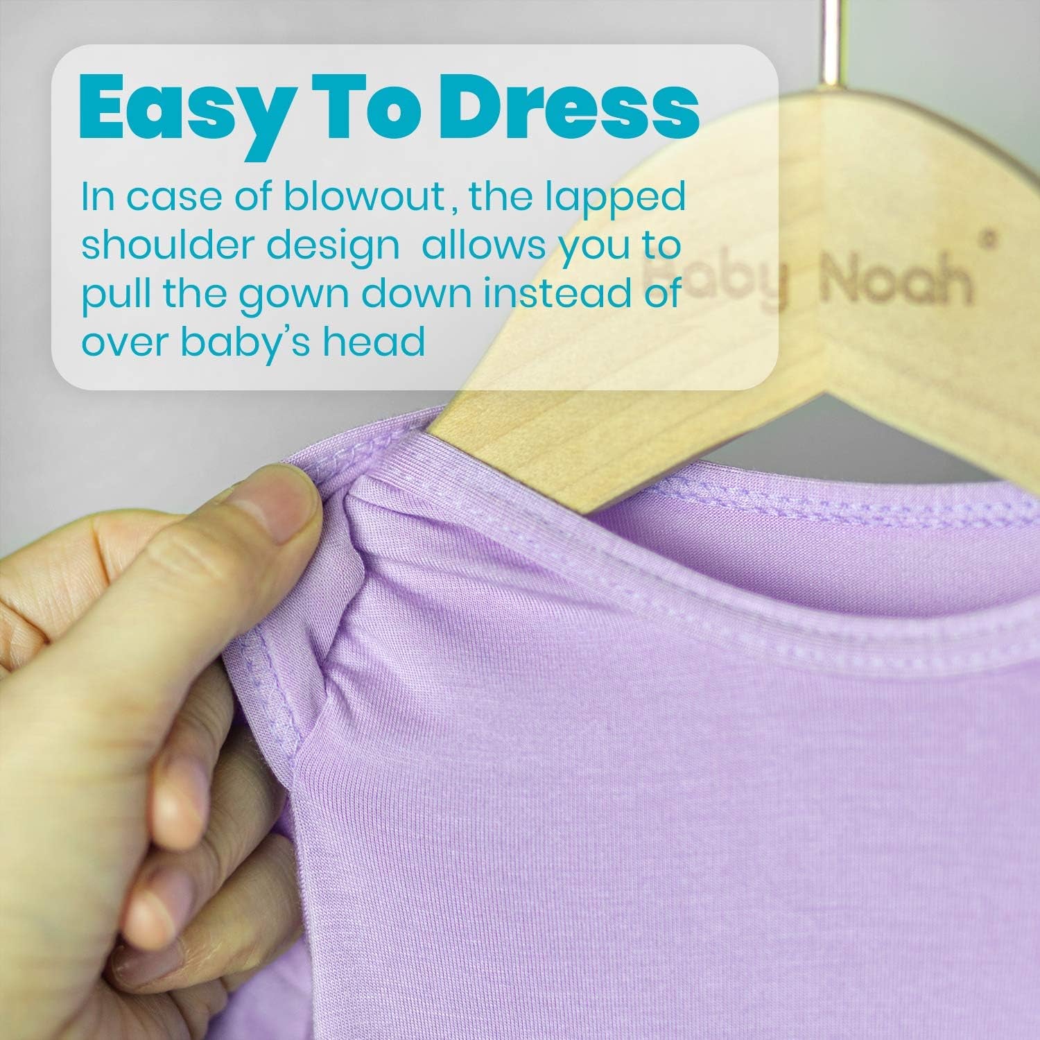 Ultra-Soft Newborn Knotted Gown with Matching Hat - Cozy Long Sleeve Sleeper for Baby Boys and Girls