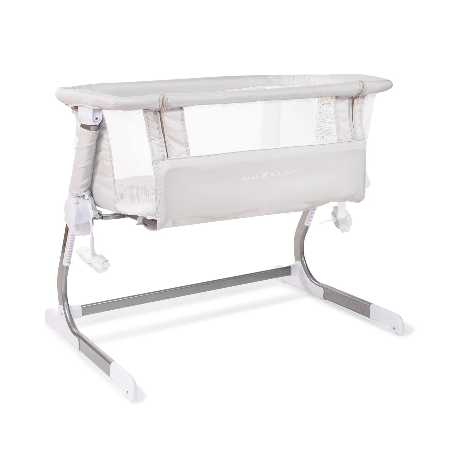 Baby Delight 3-in-1 Beside Me Dreamer Bassinet _ Driftwood Gray/Premium Beside Sleeper for Newborns, Adjustable &Portable Design