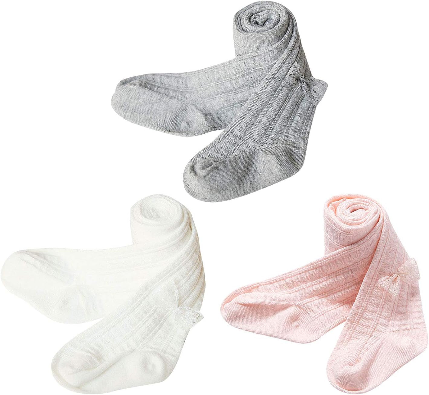 Cozy Knit Tights for Baby Girls - Soft, Seamless & Warm For All Season
