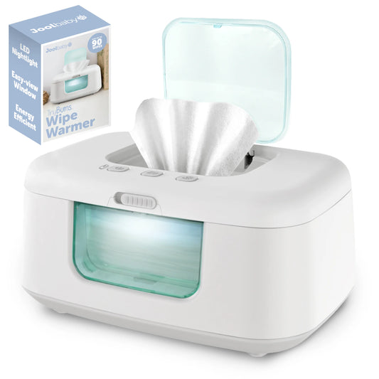 Baby Wipe Warmer & Dispenser with LED Changing Light & On/Off Switch by