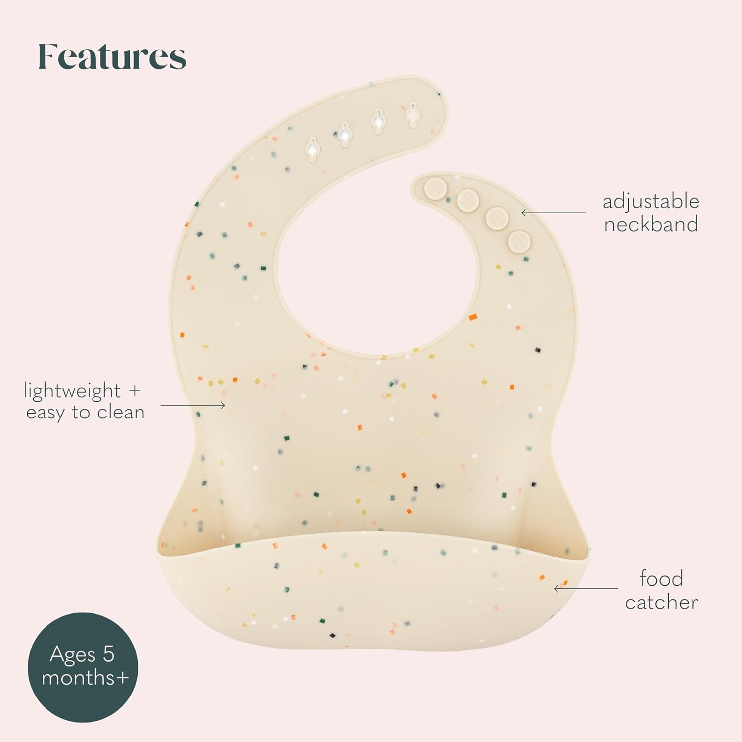 Mess-Free Mealtime Made Easy with Our Ultimate Waterproof Silicone Bib Set - Adjustable, Durable & Perfect for Little Eaters - 2 Pack!