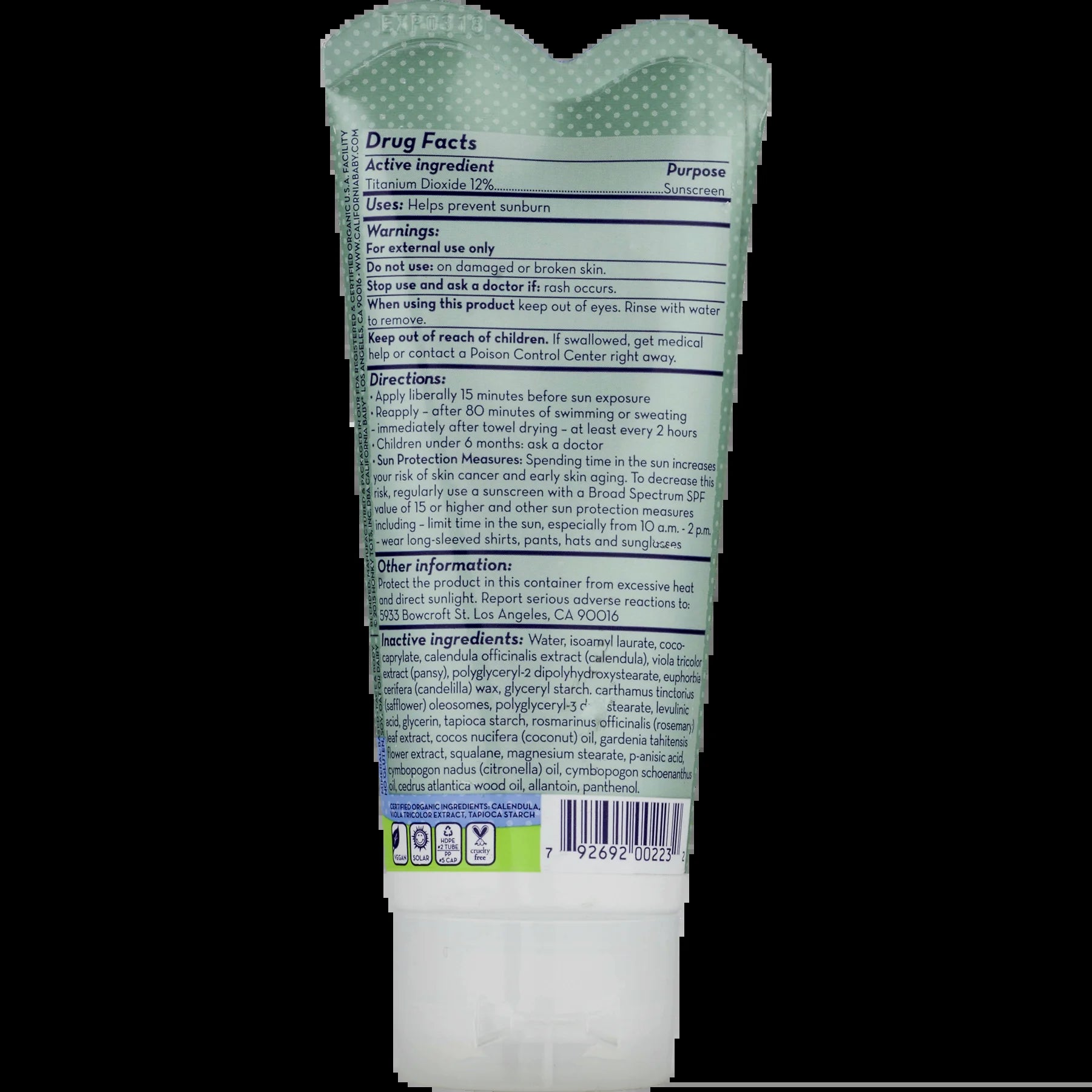 Summer Blend Broad Spectrum SPF 30+ Sunscreen - 2.9 Ounce