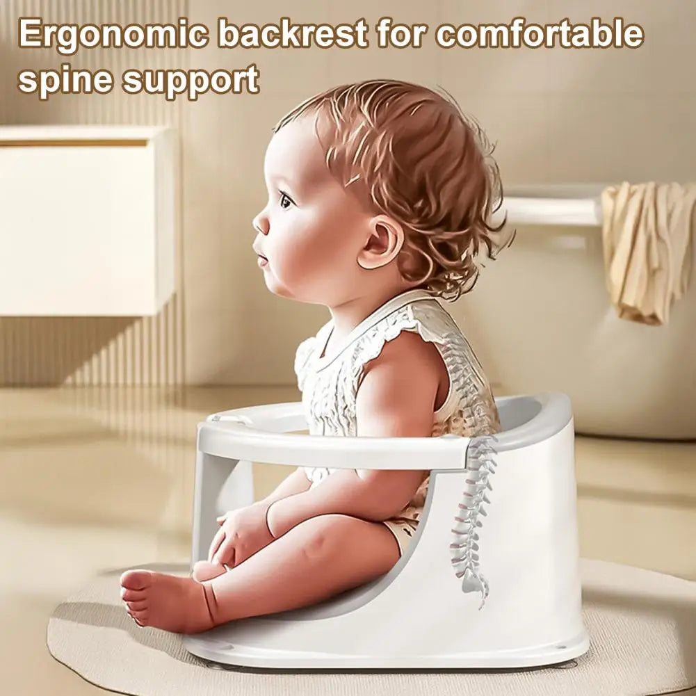 Ergonomic Baby Shower Seat - Comfortable and Safe Bath Chair for Toddlers 6-24 Months