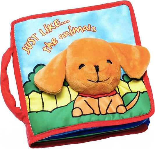 Engaging Soft Cloth Baby Crinkle Books for Infants - Perfect Gift for 1-Year-Olds with Bright Colors and Sensory Features