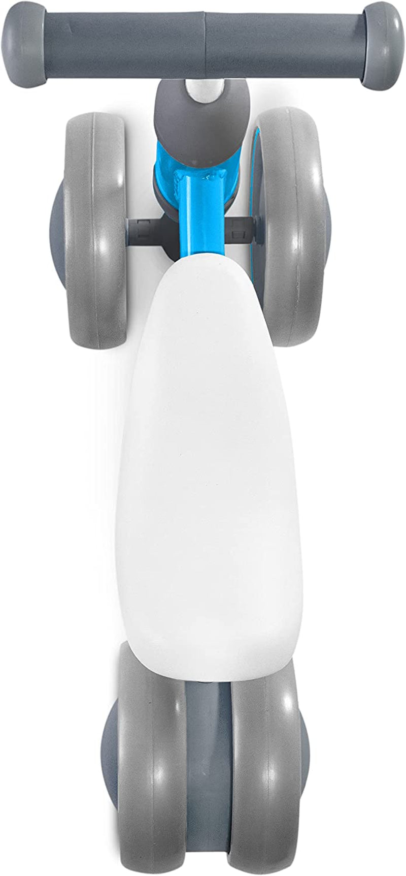 Balance Bike for Toddlers Aged 9-24 Months, Four-Wheeled No-Pedal Bicycle, Ideal First Birthday Gift for Boys and Girls