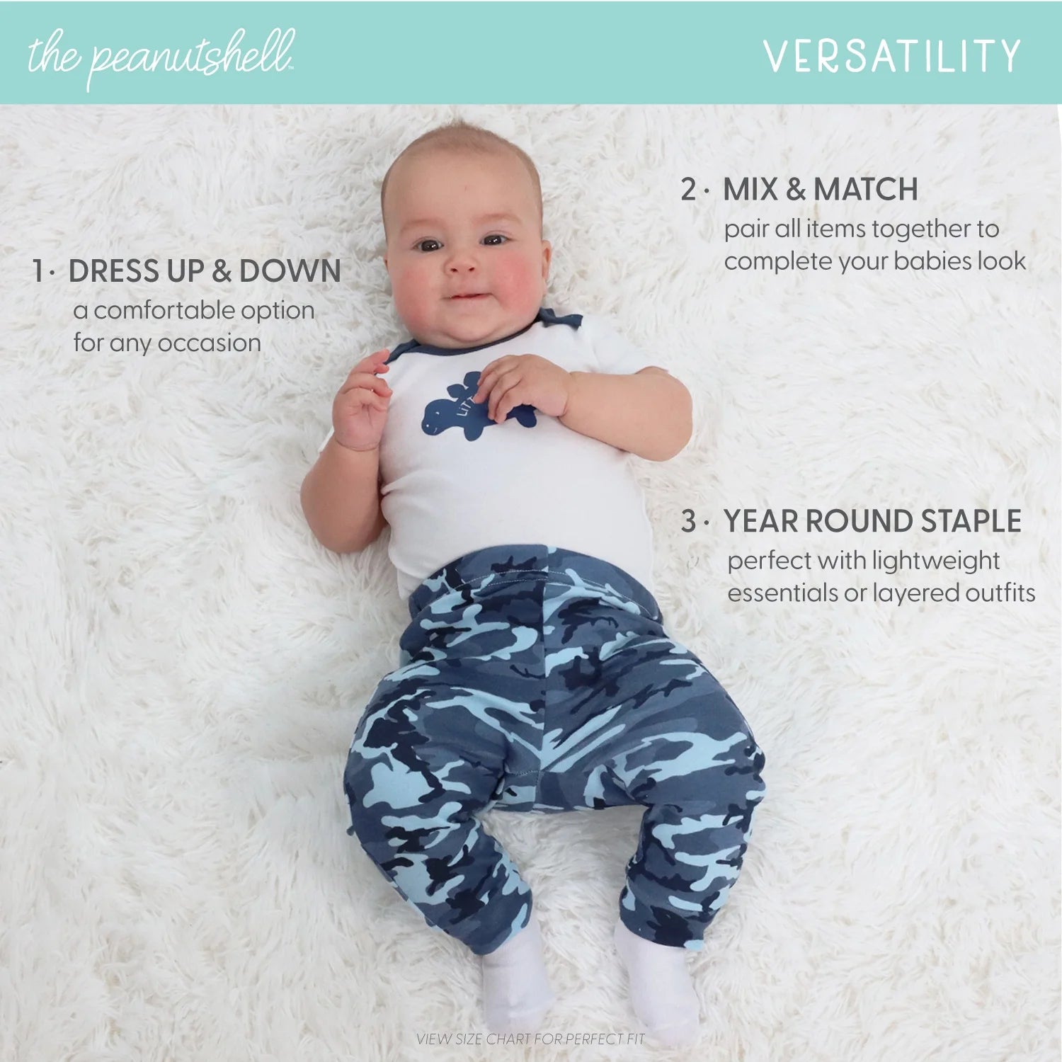 23-Piece Baby Boy - Camo Layette Gift Set-Stylish Blue Essentials For 12-18 Months