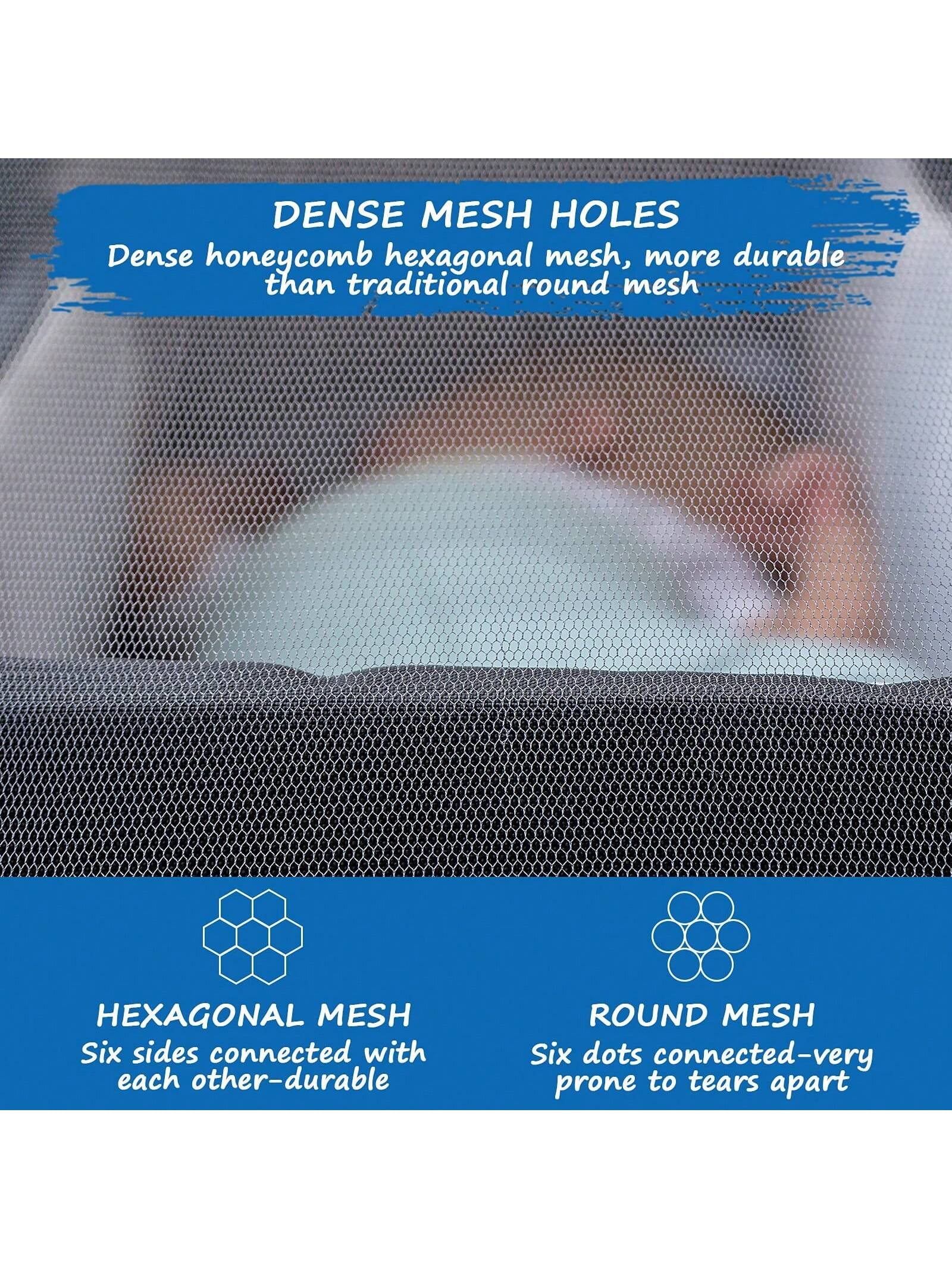 Portable & Durable Baby Mosquito Net – Fits Strollers, Bassinets, Cribs & Travel Cots, Lightweight Insect Protection for Infants