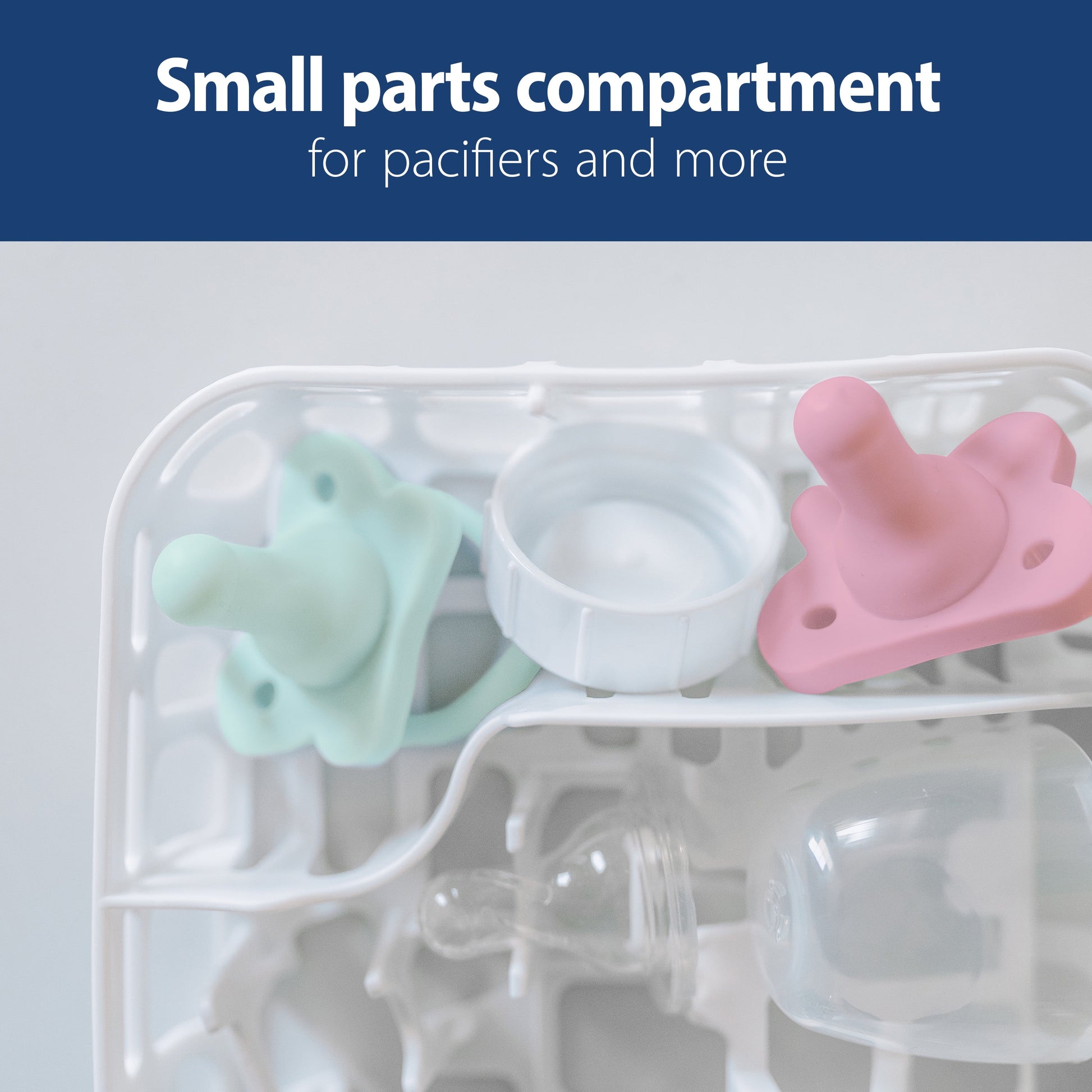 Dr. Brown's Blue Dishwasher Basket for Baby Bottle Parts, Pacifiers & Accessories - 1-Pack