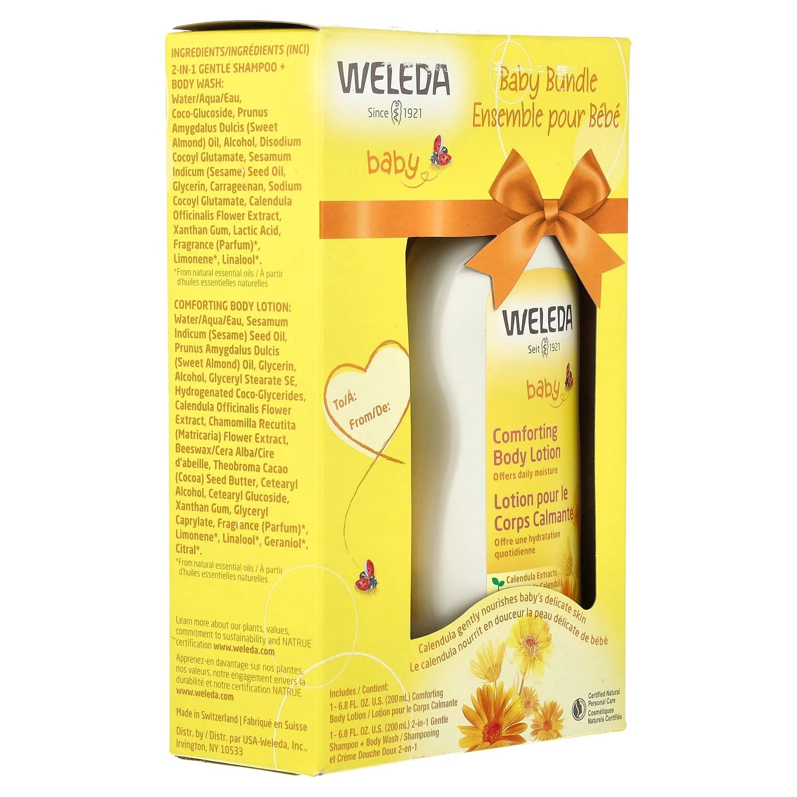 Weleda Baby Bundle: Gentle Calendula Care 2-Piece Set