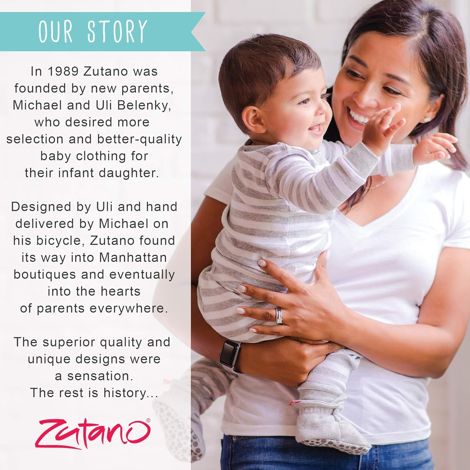Zutano Organic Baby Booties -Stay - On Comfort for Wiggly Little Feet
