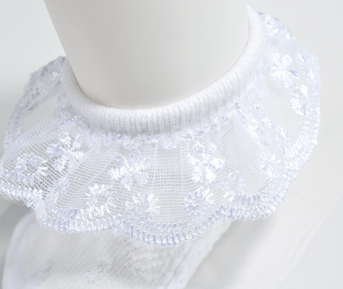 Baby-Girls Eyelet Frilly Lace Socks,Newborn/Infant/Toddler/Little Girls (Pack of 2/3/4/6)