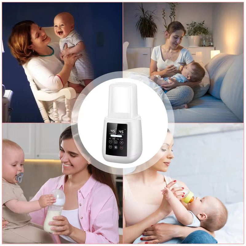 9-in-1 Baby Bottle Warmer & Food Heater - Fast Warming, LED Display, Auto Shut-Off/BRA - Free