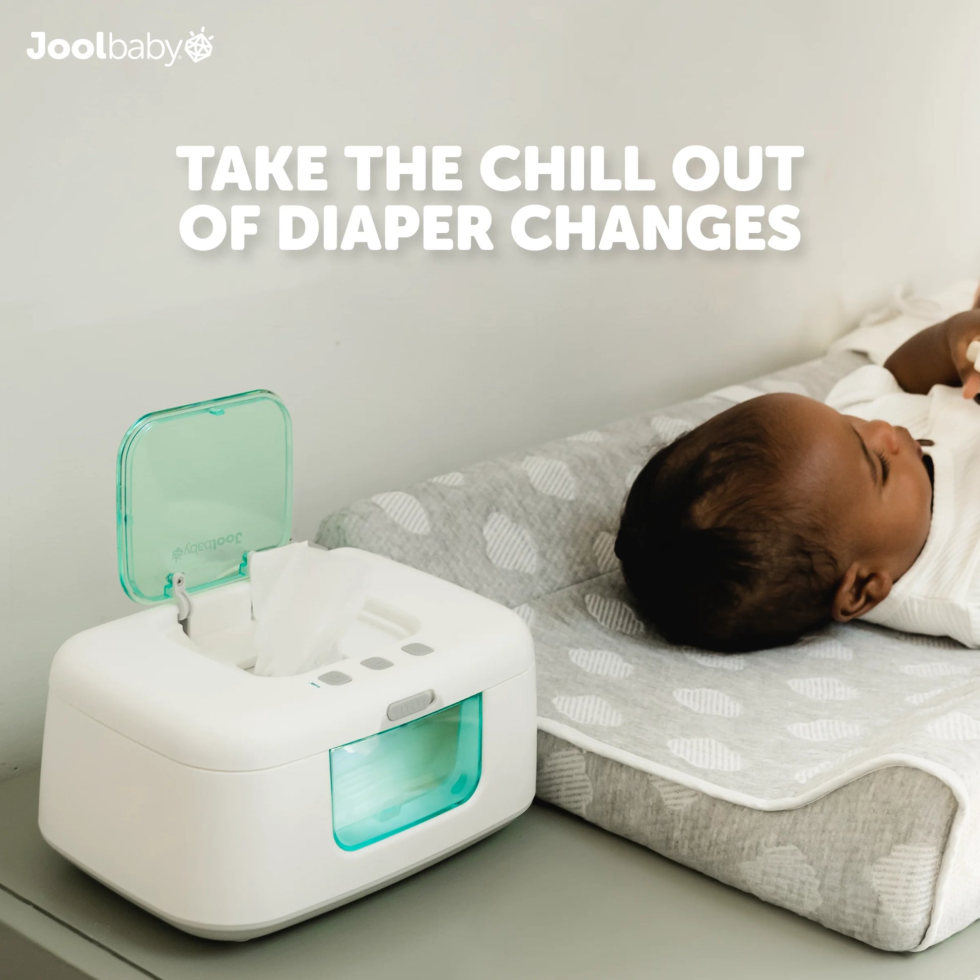 Baby Wipe Warmer & Dispenser with LED Changing Light & On/Off Switch by