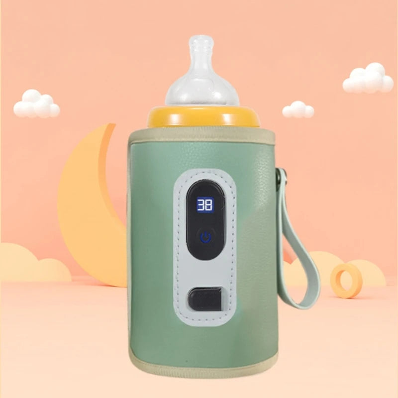 USB Baby Bottle Warmer- Portable Heat Sleeve for Milk & Formula/Travel Friendly, Fits Most Bottle
