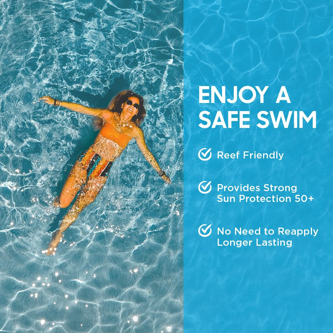 Natural Vegan SPF 50+ Mineral Sunscreen - Water Resistant, Safe for Newborns & Family - Non-Nano Titanium Dioxide Free - 100ml