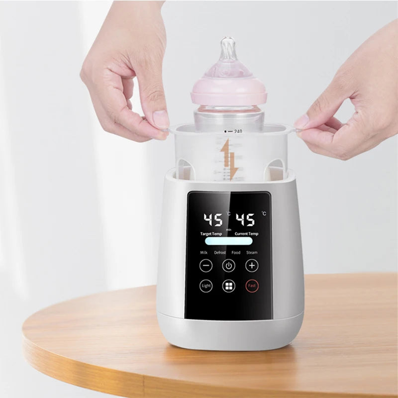 6-in-1 Baby Bottle Warmer & Sterilizer - Accurate Temperature Control for Perfectly Heated Milk and Food
