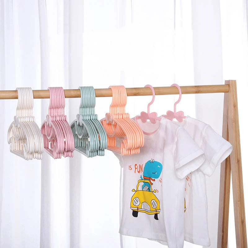 Kids Clothes Hangers _ Space-Saving, Non-Slip &Durable