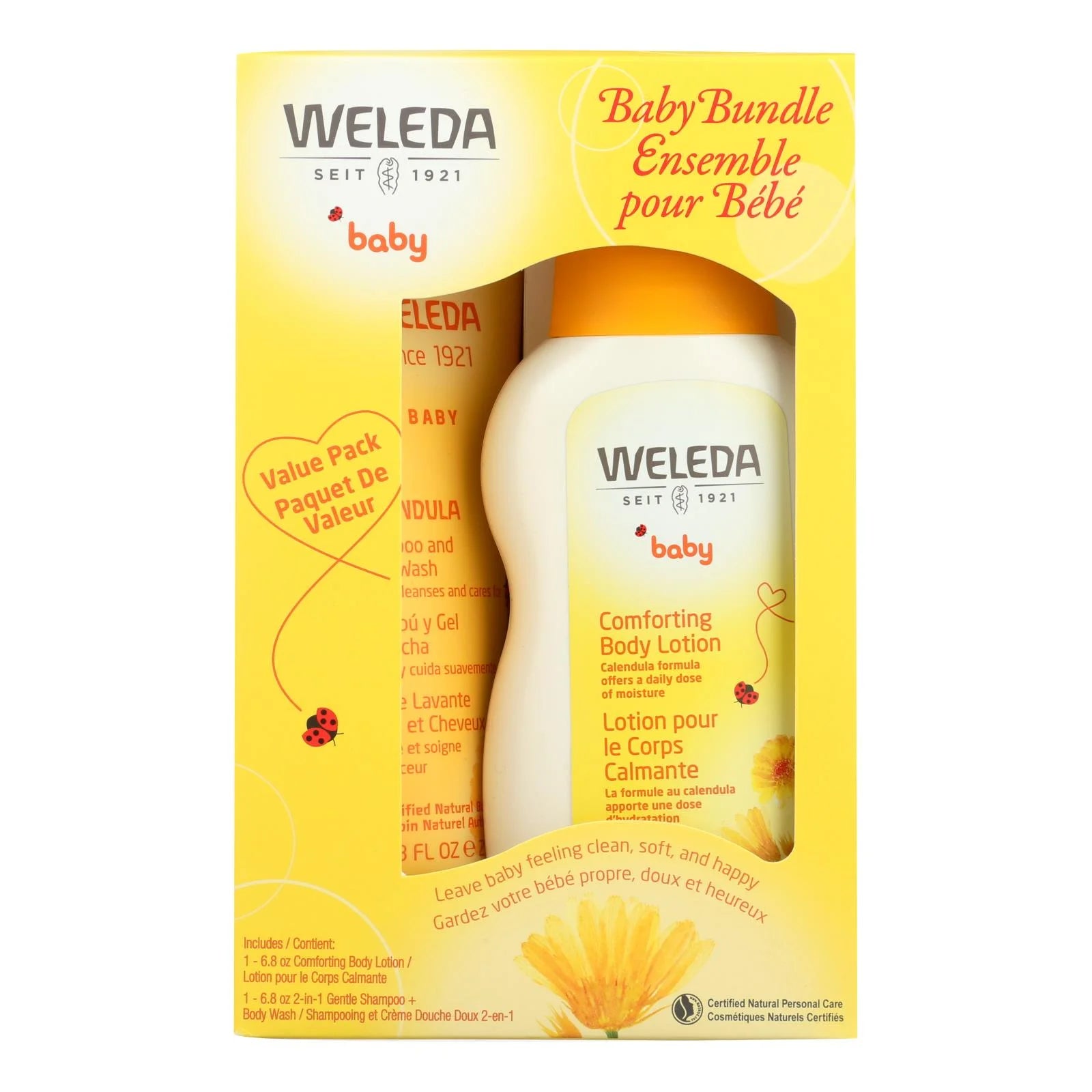 Weleda Baby Bundle: Gentle Calendula Care 2-Piece Set