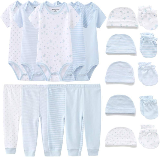 Soft & Cozy 19-Piece Baby Layette Gift Set - Perfect for Newborn Boys & Girls.
