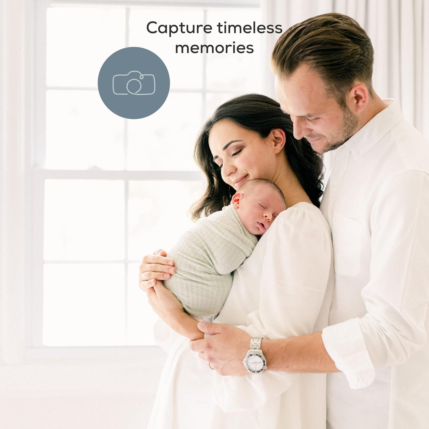 Newborn Photography Wraps - Gender Neutral Baby Essentials - Soft Knit Receiving Blankets - Newborn Photo Props - Green, 16" X 64" (3-Pack)