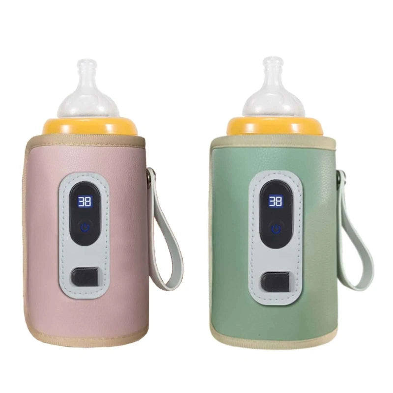 USB Baby Bottle Warmer- Portable Heat Sleeve for Milk & Formula/Travel Friendly, Fits Most Bottle
