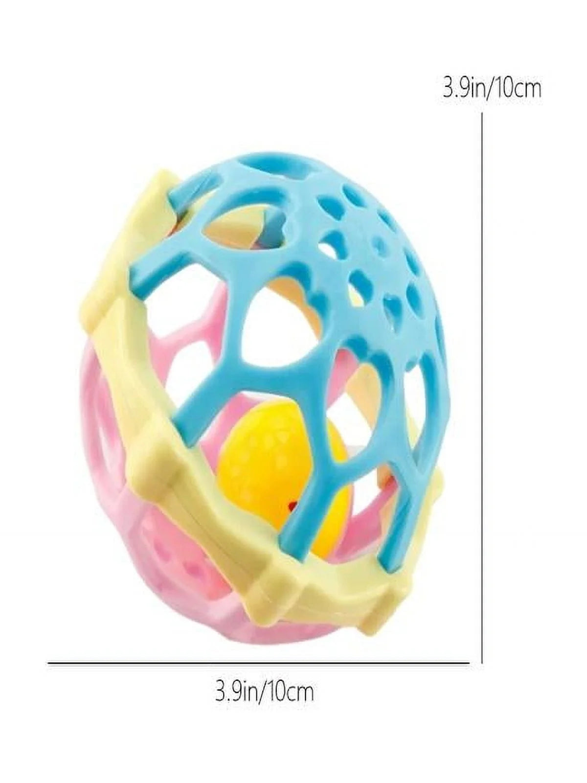 Kids Early Educational Rattles Ball Toys Colorful Soft Hand Grasping Bell Newborn Baby Toy