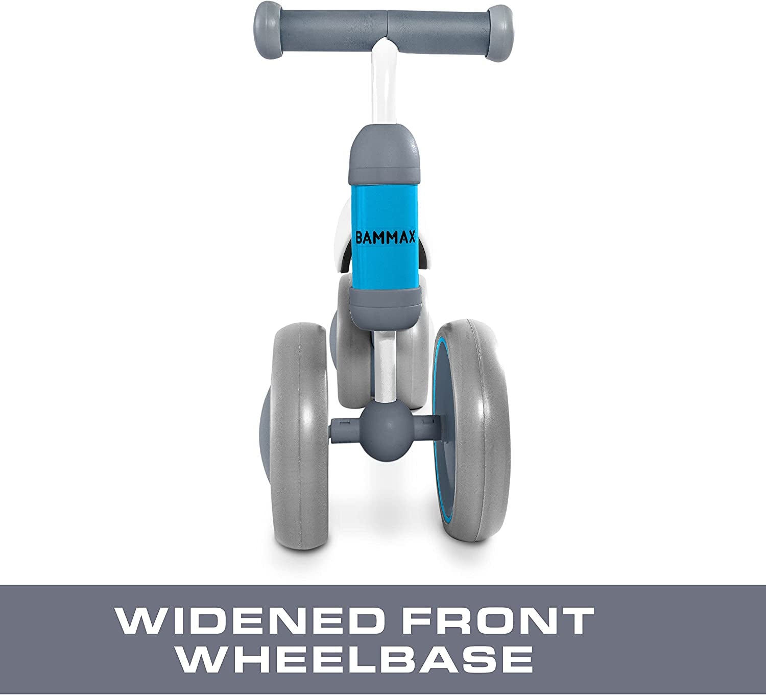 Balance Bike for Toddlers Aged 9-24 Months, Four-Wheeled No-Pedal Bicycle, Ideal First Birthday Gift for Boys and Girls