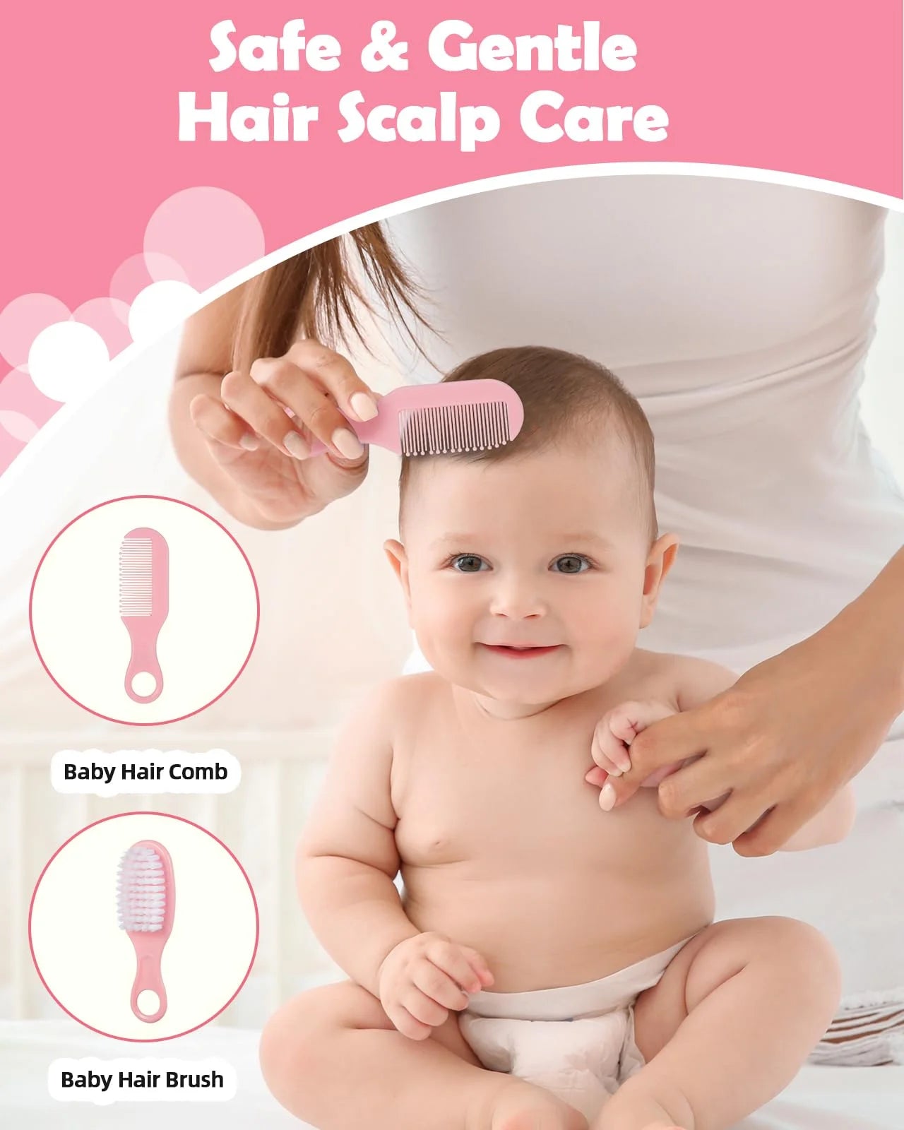 Lictin Baby Grooming and Health Kit - Complete Nursery Care Set for Newborns