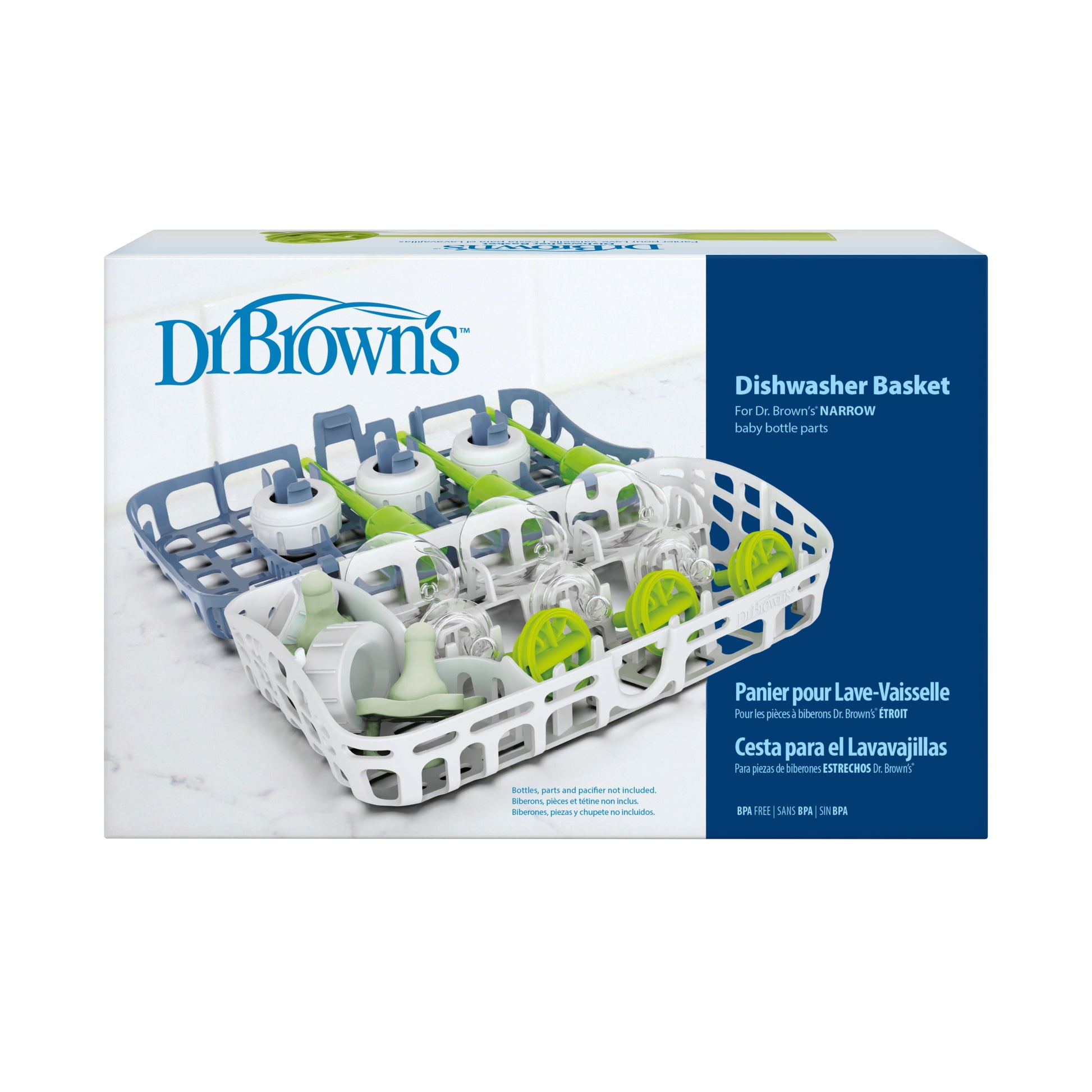 Dr. Brown's Blue Dishwasher Basket for Baby Bottle Parts, Pacifiers & Accessories - 1-Pack