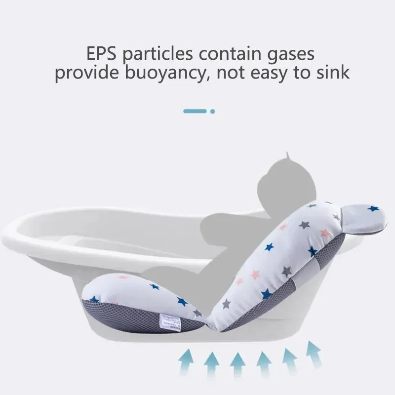 Ultimate Adjustable Baby Bath Support Seat - Safe, Foldable Cushion for Newborns