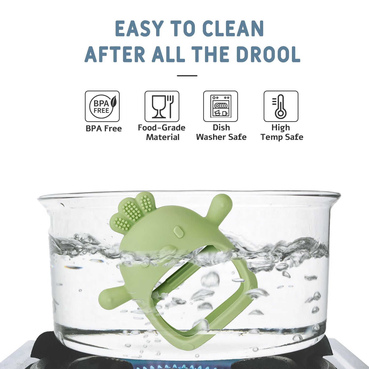 Revolutionary Baby Teether Gloves - BPA Free Silicone for Gentle Teething Relief and Dental Care!