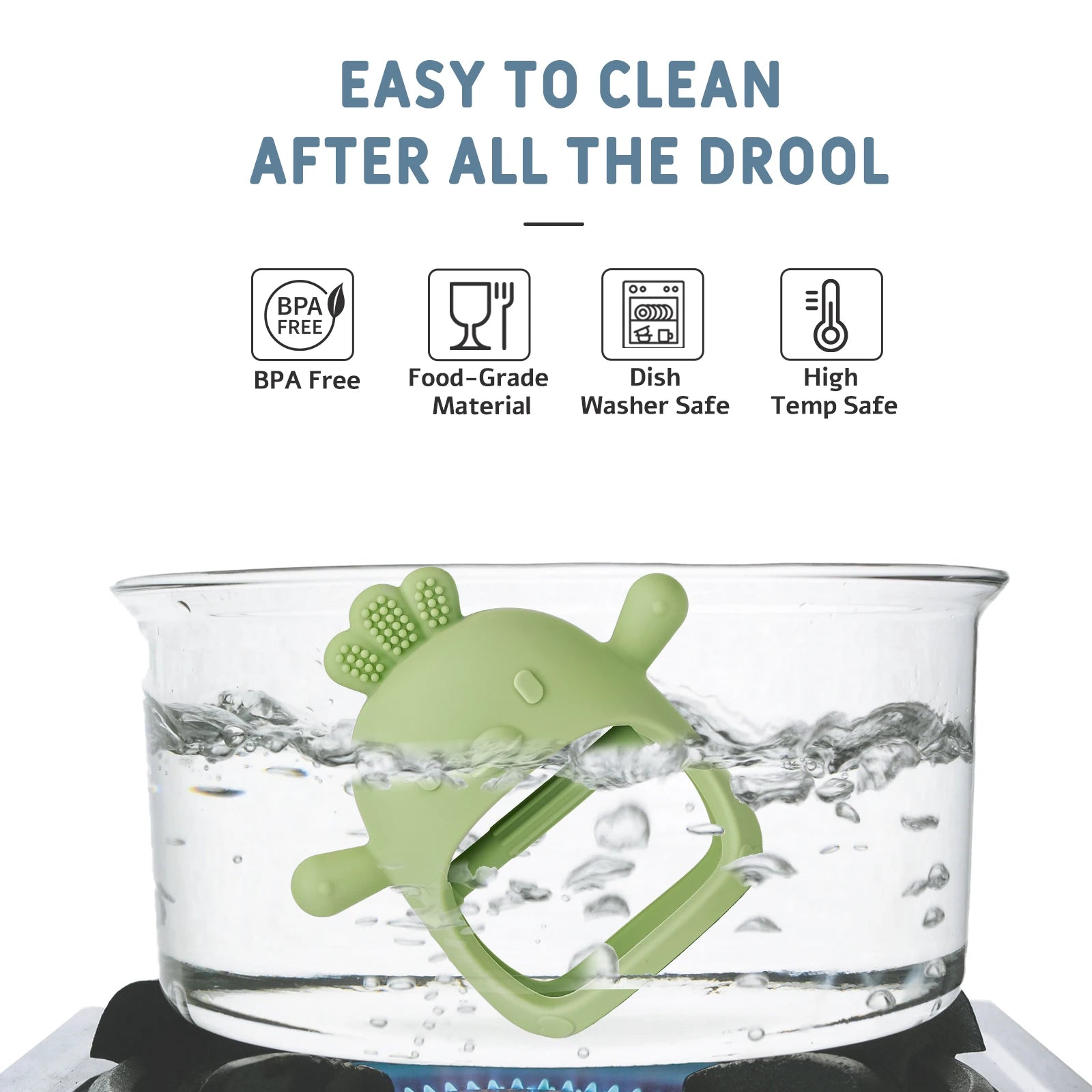 Revolutionary Baby Teether Gloves - BPA Free Silicone for Gentle Teething Relief and Dental Care!