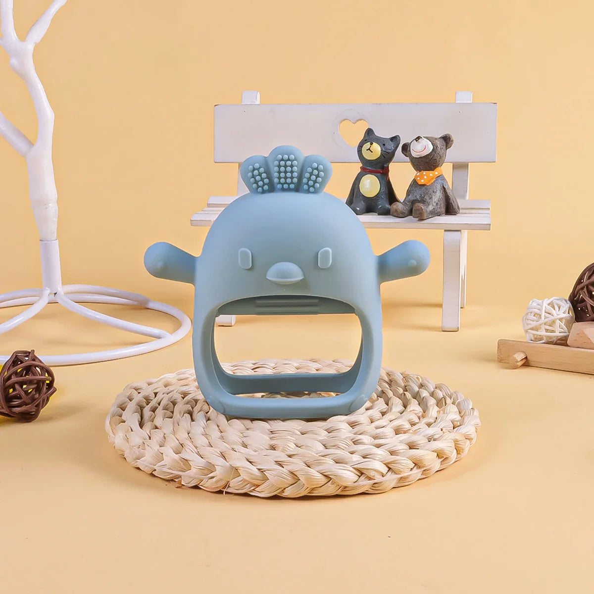 Revolutionary Baby Teether Gloves - BPA Free Silicone for Gentle Teething Relief and Dental Care!