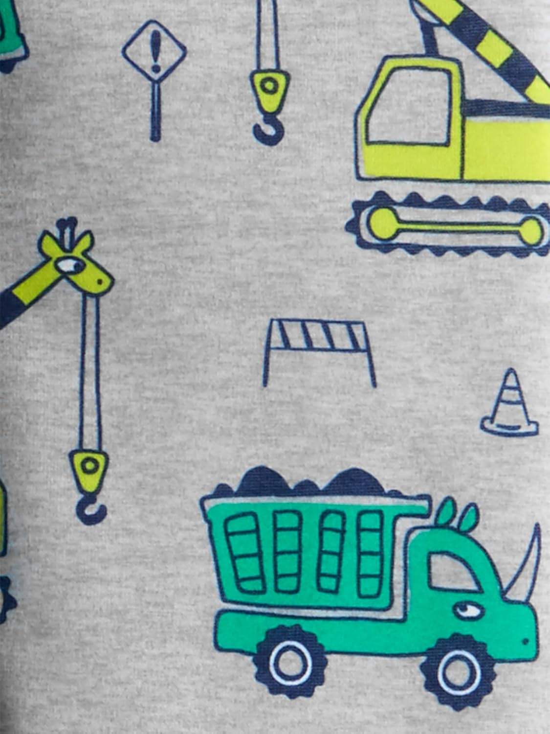 Toddlers and Baby Boys' Loose-Fit Polyester Jersey Footed Pajamas, Pack of 3