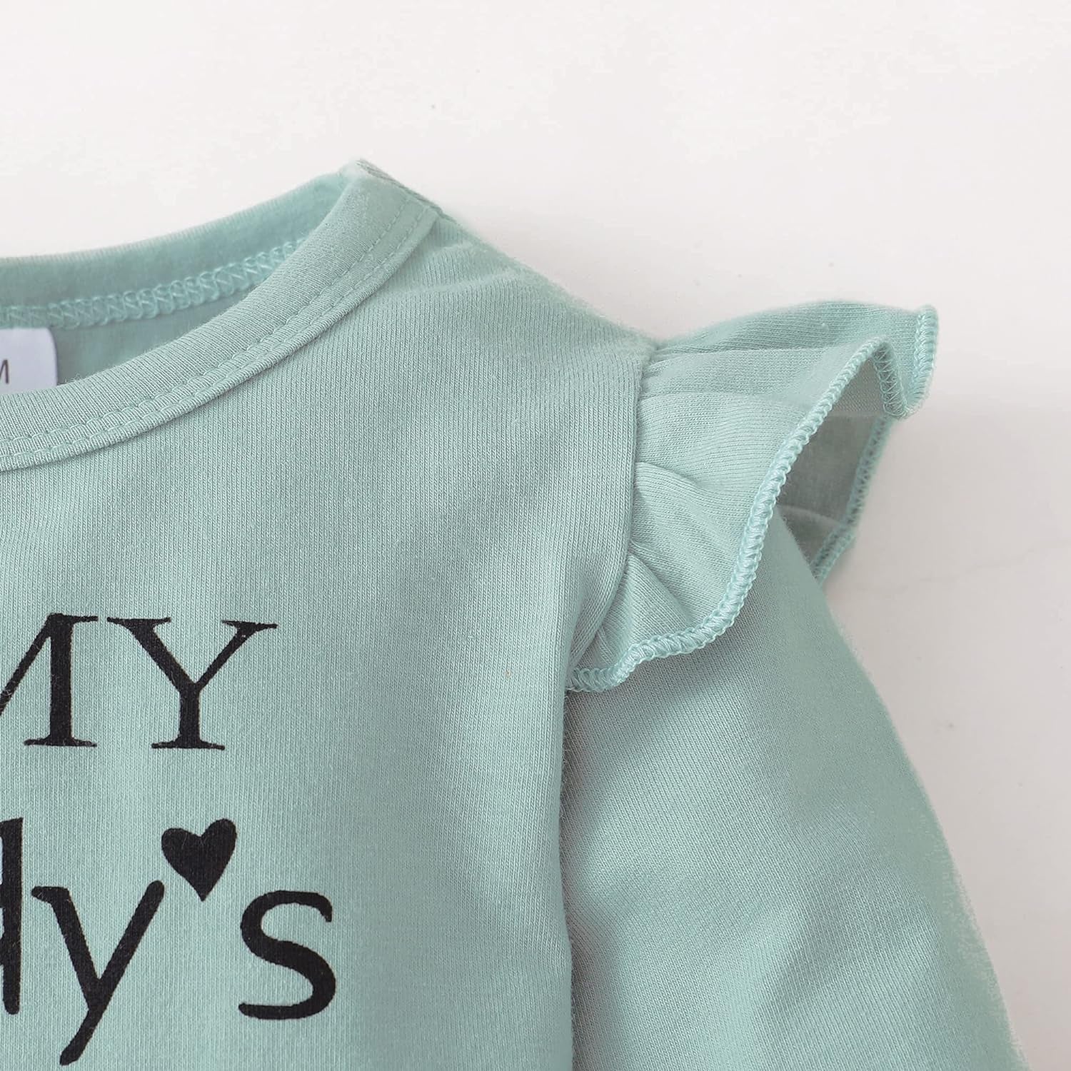 Adorable Floral Ruffle Romper Set for Newborn Baby Girls - Stylish Cotton Outfit for Toddlers