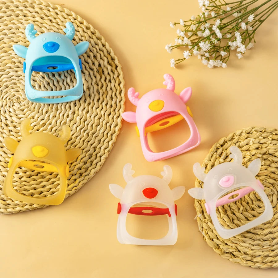 Delightful Animal-Shaped Silicone Teether: Soft & Safe Baby Care Essential