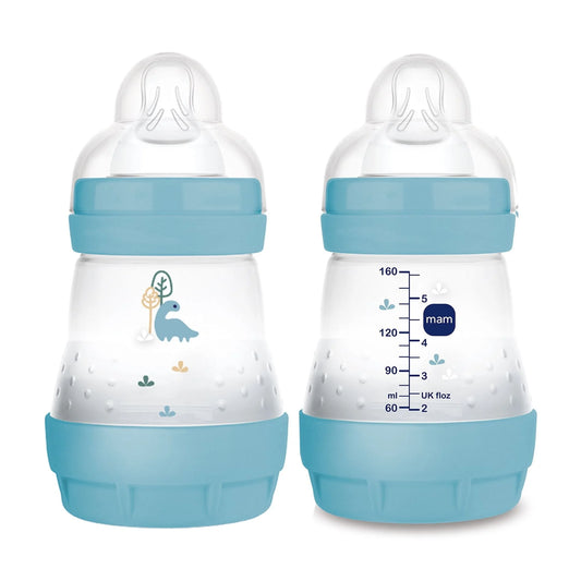 MAM Easy Start Anti-Colic 5 Oz Bottles - 2 Pack in Stylish Sage
