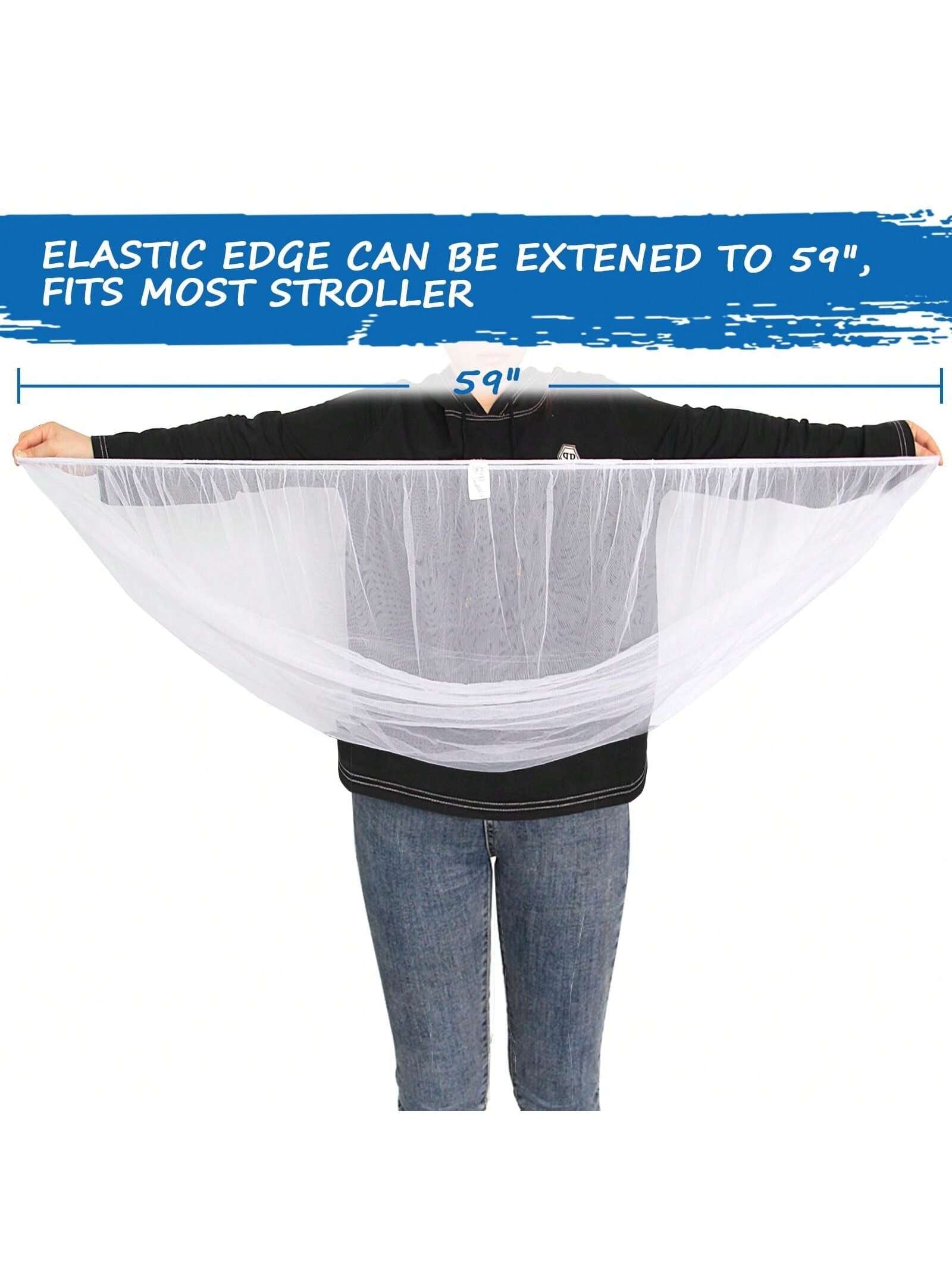 Portable & Durable Baby Mosquito Net – Fits Strollers, Bassinets, Cribs & Travel Cots, Lightweight Insect Protection for Infants