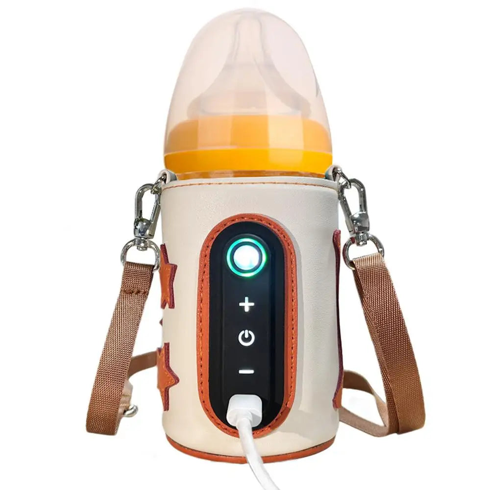 USB Portable Baby Bottle Warmer-Travel-Friendly, Heat Keeper for Formula & Milk/Fits Most Bottles