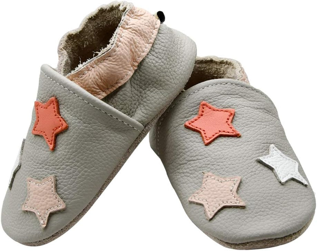 Soft Moccasins for Baby Girls and Boys - Perfect First Walker Crib Shoes