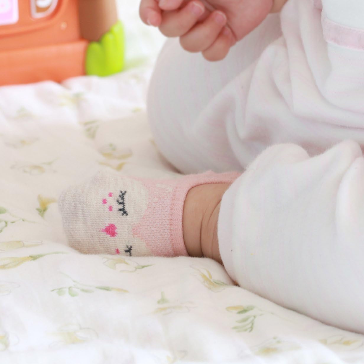 Baby No Show Socks Toddler Low Cut Cotton Socks Animal 0-9T 6/10 Pack