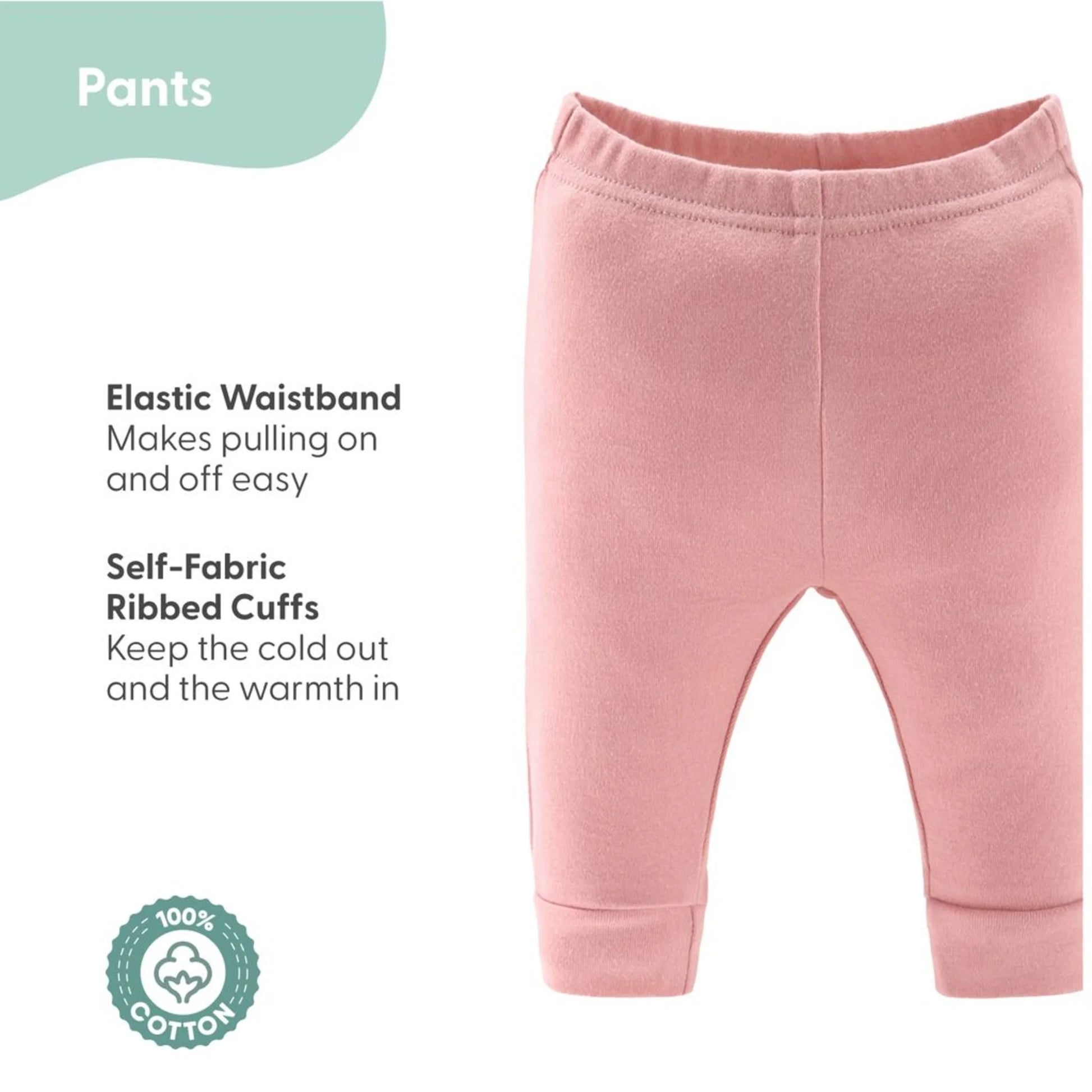 Pink Floral Elephant Newborn Layette Gift Set - 30 Essential Pieces for 0-3 Months