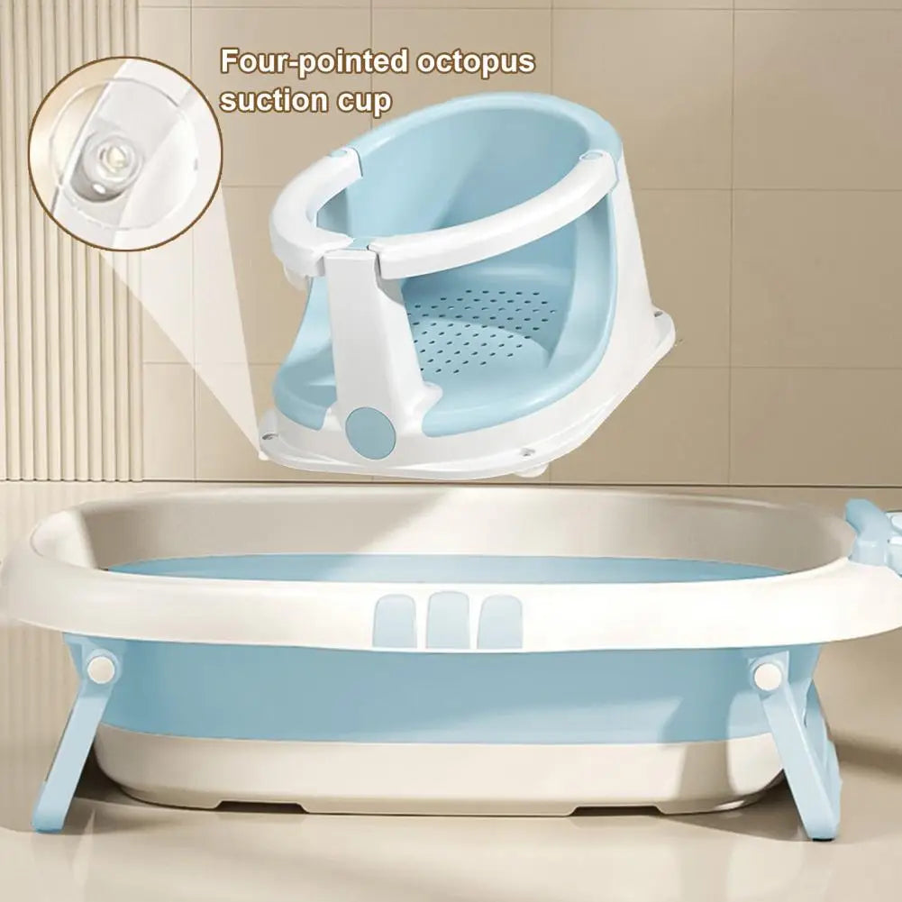 Ergonomic Baby Shower Seat - Comfortable and Safe Bath Chair for Toddlers 6-24 Months