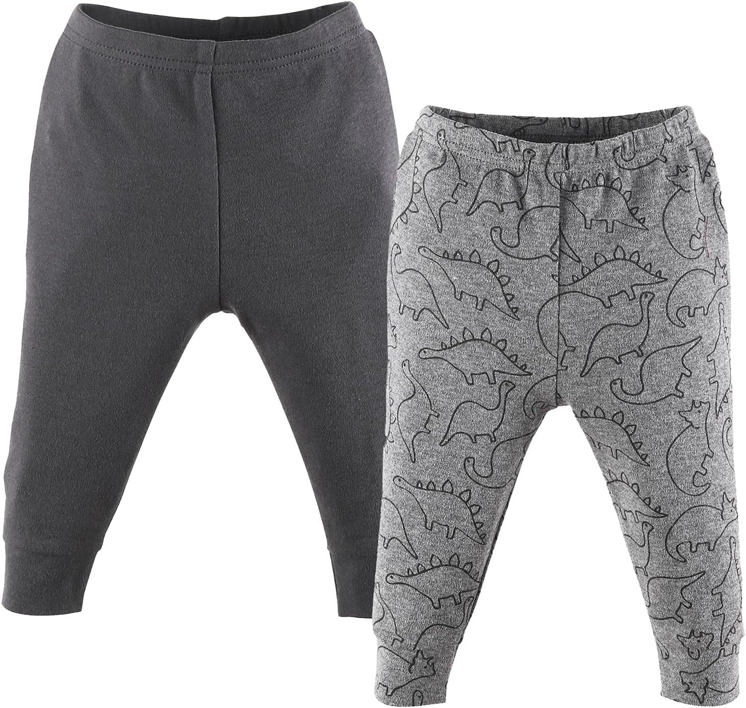 5 Pack Dinosaur Print Baby Pants Set - 100% Cotton for Boys & Girls